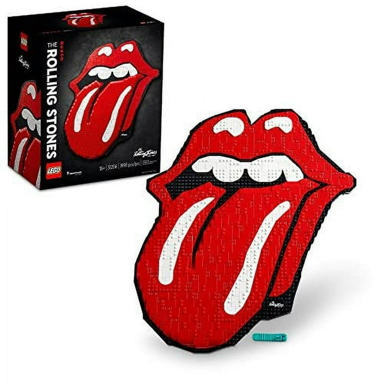LEGO Art Rolling Stones 31206 3D Logo Wall Décor, 60th