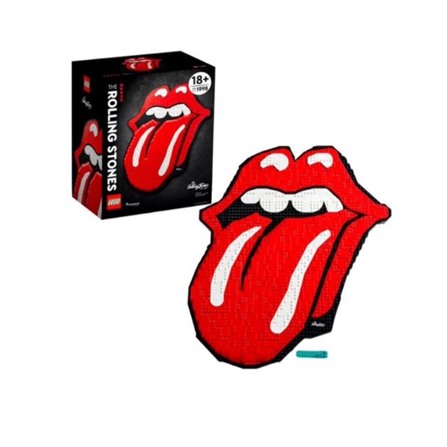 LEGO Art The Rolling Stones 31206 Logo Wall Décor Building Set for ...