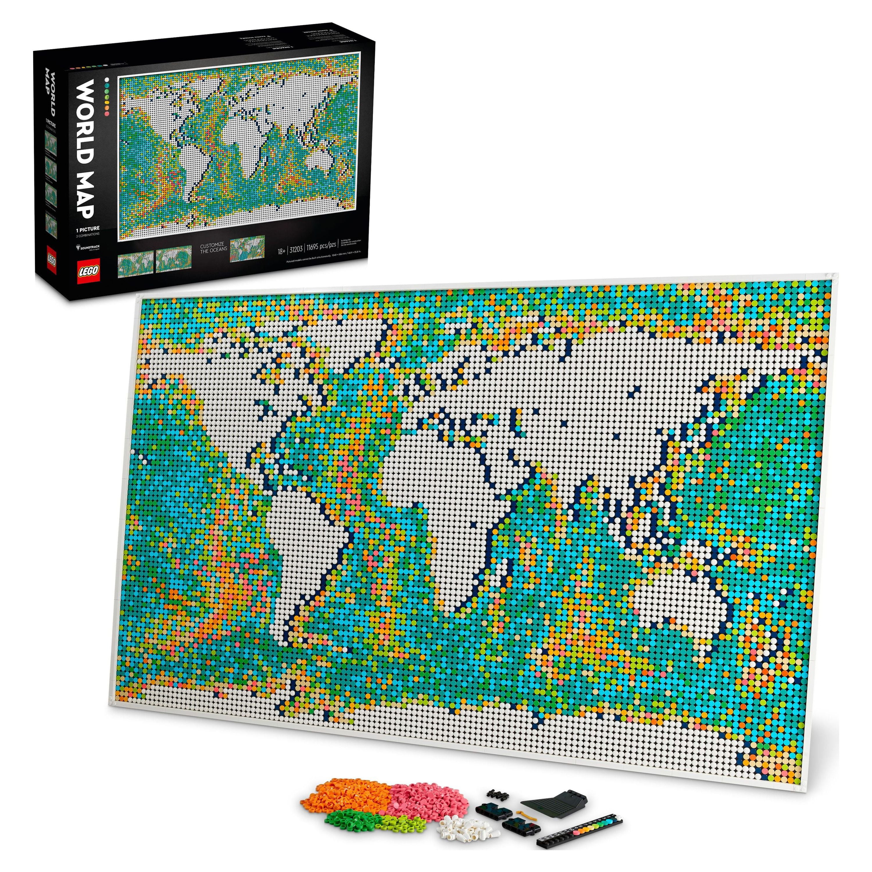 Magnetic world map an unique and original project