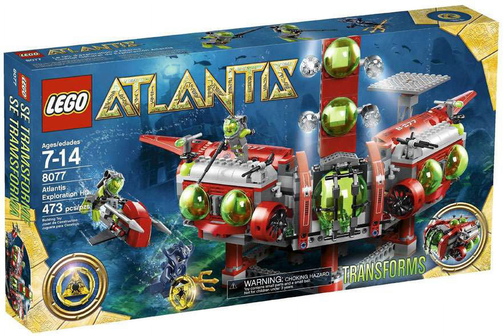 LEGO Atlantis Exploration HQ Set #8077 - Walmart.com