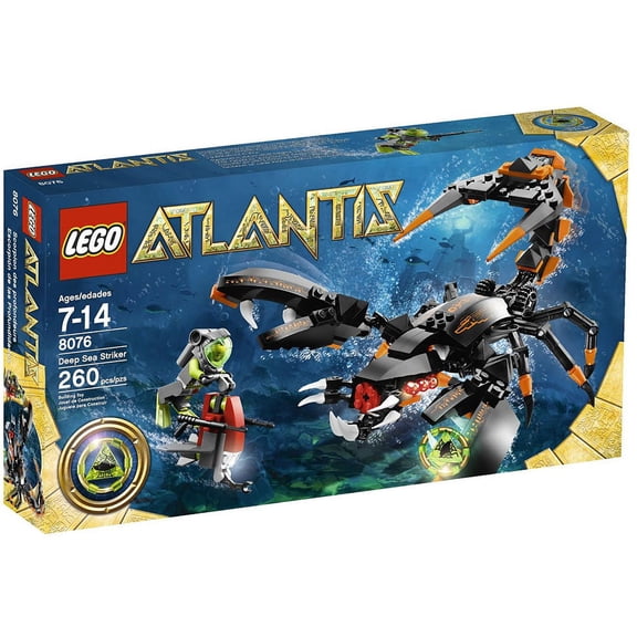 Open Box LEGO Atlantis Deep Sea Striker 8076