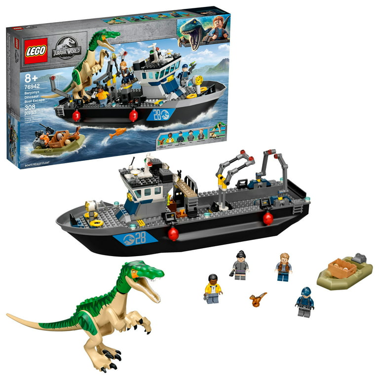 LEGO Baryonyx Dinosaur Boat Escape 76942 Building (308 Pieces) - Walmart.com
