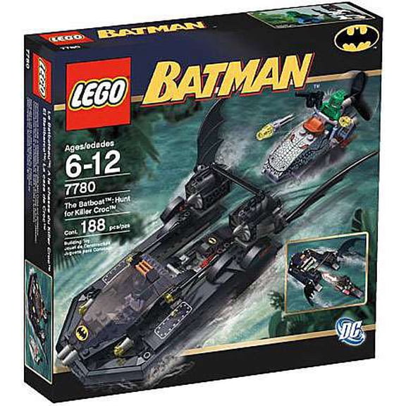 Pre-Owned Batman The Batboat: Hunt for Killer Croc Set LEGO 7780 [Damaged Package]
