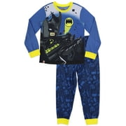LEGO Batman Boys Pajama Set, 2 Piece Polyester, Blue, Size 8