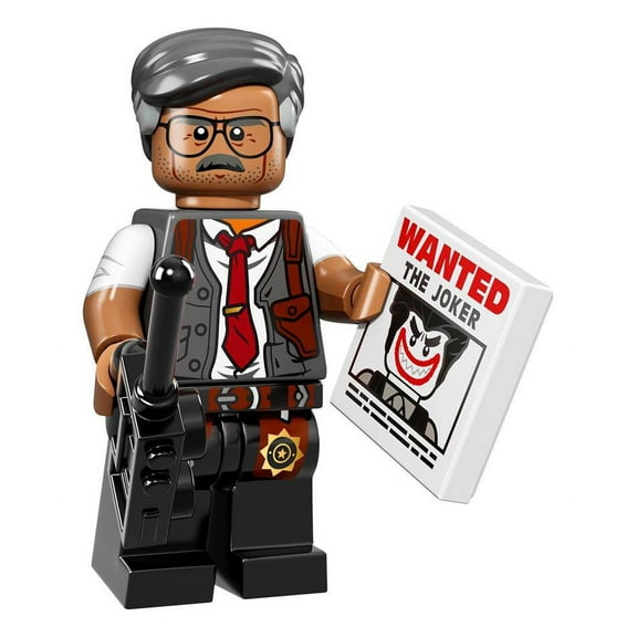 LEGO Batman Movie Commissioner Gordon Minifigure Interlocking Block Building Set