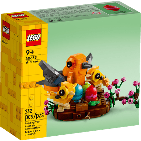 LEGO - Bird’s Nest Building Toy Kit, Easter Basket Idea, 40639