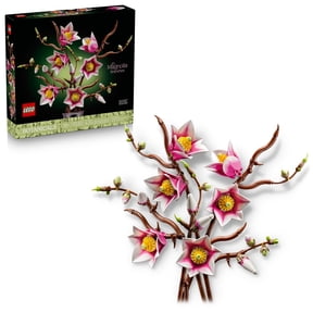 LEGO Botanicals Magnolia Branches Building Set for Adults, Ages 18+ - Gift for Mothers Day - Artificial Flowers for Home, Bedroom or Desk Decor - 11510