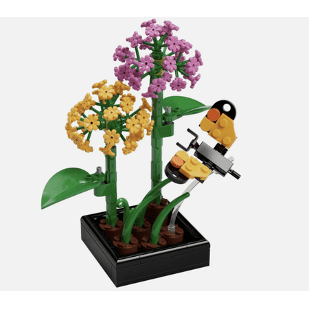 LEGO® Botanicals Butterfly Garden Building Set – Creative Home Decor & Floral Flower Display, 150 Piece Set
