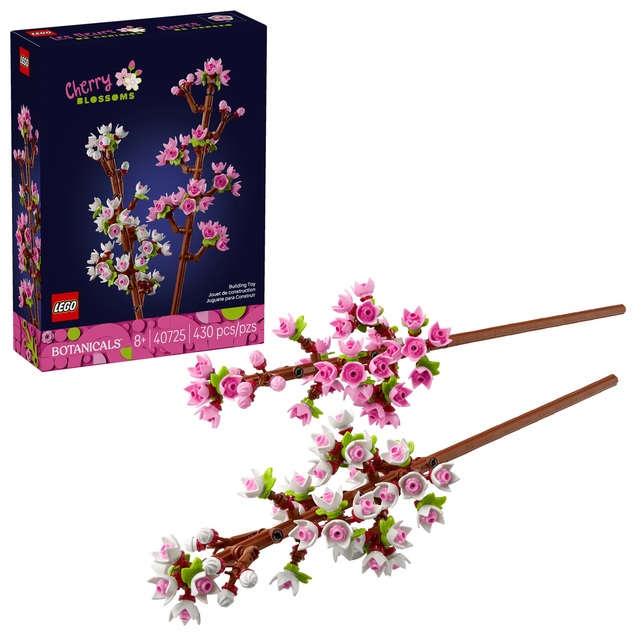 LEGO Cherry Blossom Building Toy for Kids, Girls Boys, Age