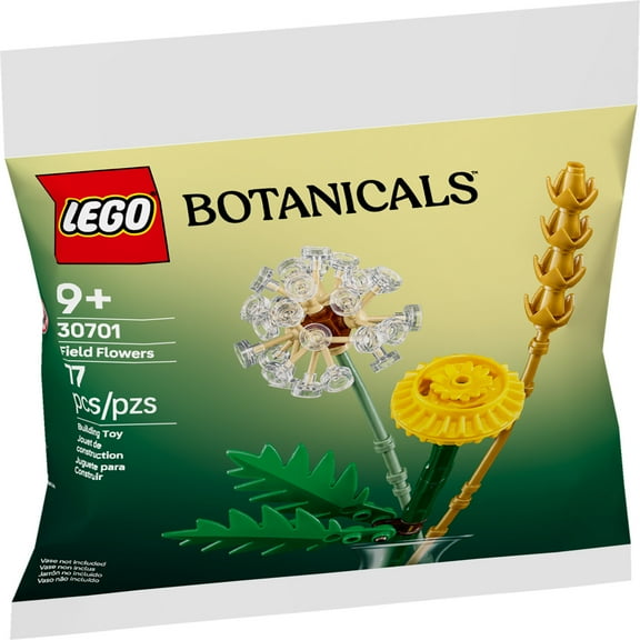 LEGO Botanicals Field Flowers Building Kit - Wildflower Posy for Girls and Boys Ages 9+ - Fun Project for Nature Lovers - 30701