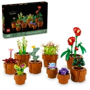 LEGO Botanicals Tiny Plants - Artificial, Fake Indoor Plant Building Set for Home, Kitchen, Desk Decoration, Adults Ages 18+ Gift for Graduation - 10329
