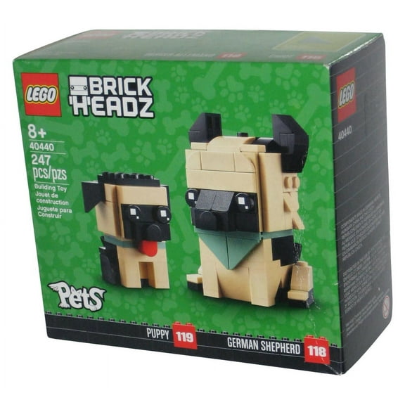 LEGO Brick Headz German Shepherd LEGO Building Toy Set 40440