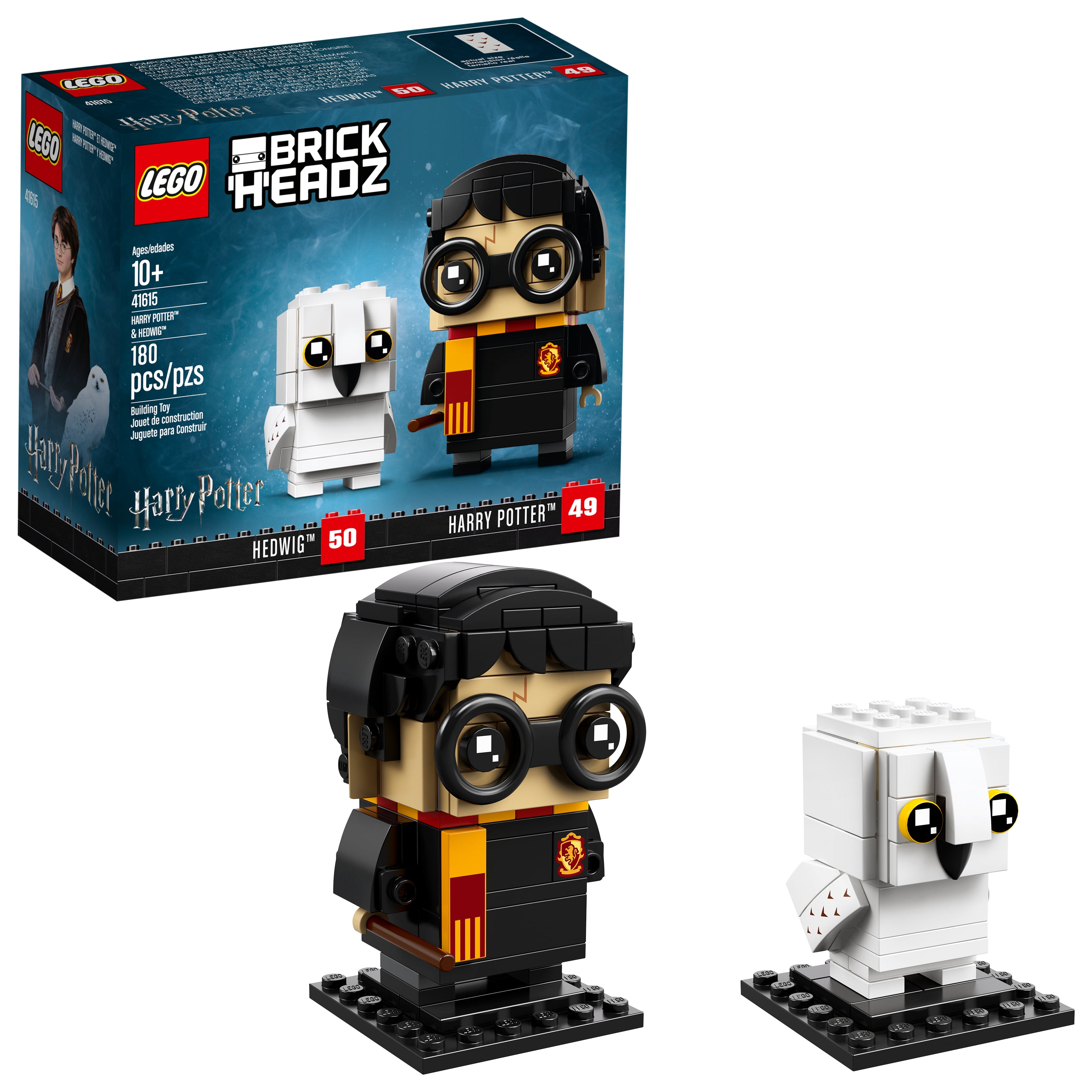 Moske krydstogt Privilegium LEGO BrickHeadz Harry Potter? & Hedwig? 41615 (180 Pieces) - Walmart.com
