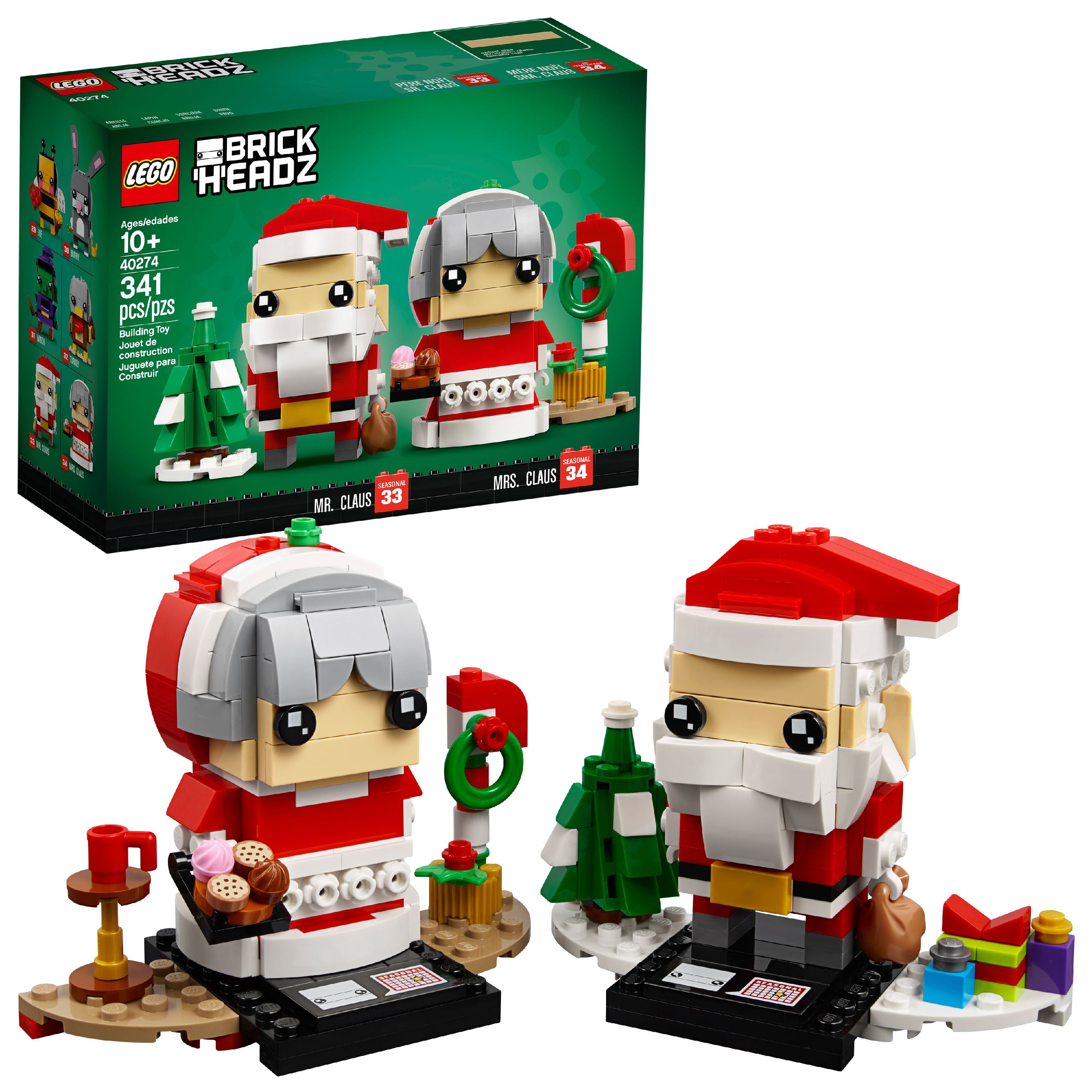 Compra LEGO BrickHeadz - 40274 Sig. e Sig.ra Babbo Natale su Point