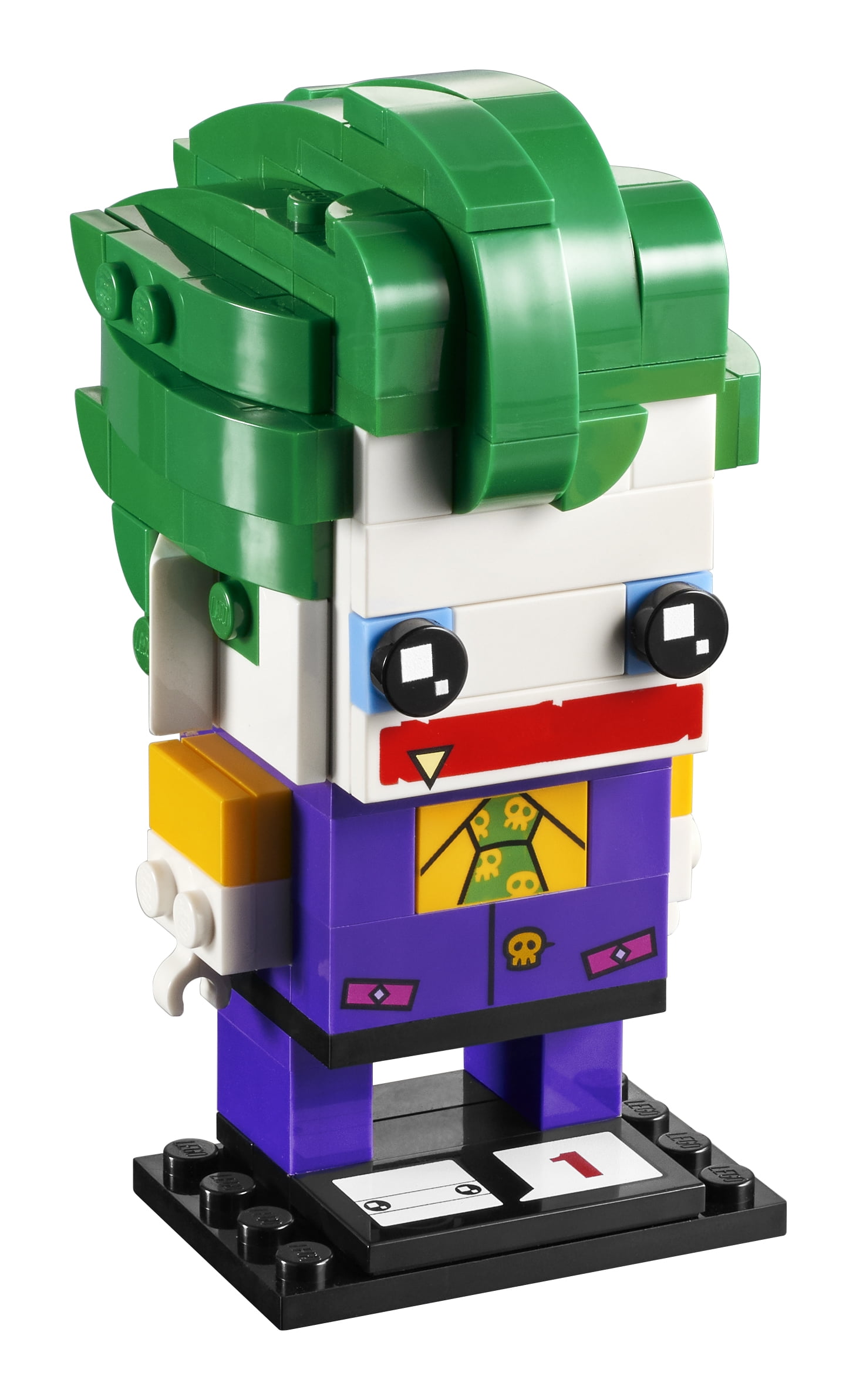 skulder følsomhed masser LEGO BrickHeadz The Joker 41588 - Walmart.com