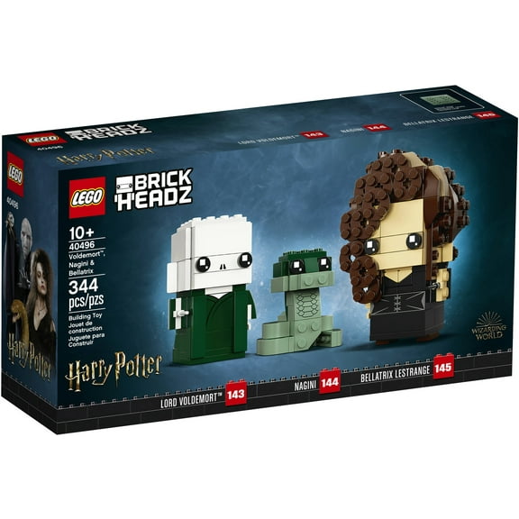 LEGO BrickHeadz Wizarding World Voldemort, Nagini & Bellatrix 40496