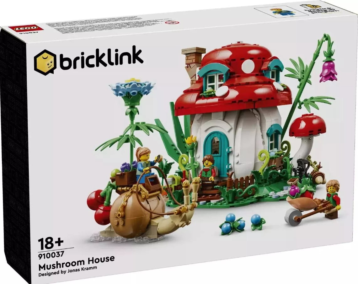 LEGO BrickLink Designer 2024 Mushroom House 910037 - Walmart.com