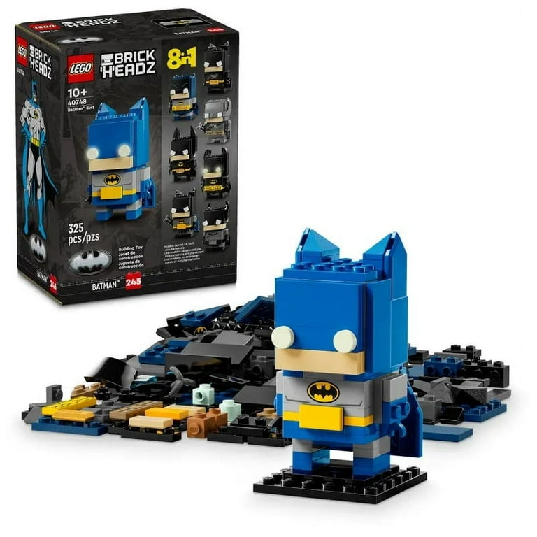 LEGO BrickHeadz Batman 8in1 Set, 40748, Build and Customize