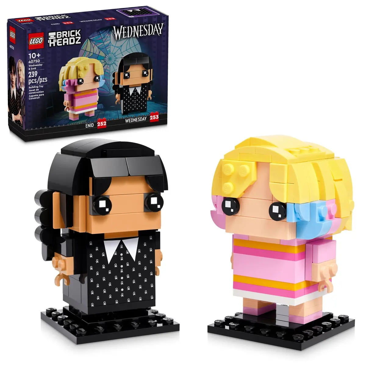 LEGO Brickheadz 40750 Wednesday & Enid 239pcs - Walmart.com LEGO Brickheadz 40750 Wednesday & Enid 239pcs - Walmart.com