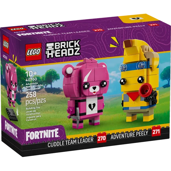 LEGO Brickheadz 40760 Adventure Peely & Cuddle Team Leader 258pcs