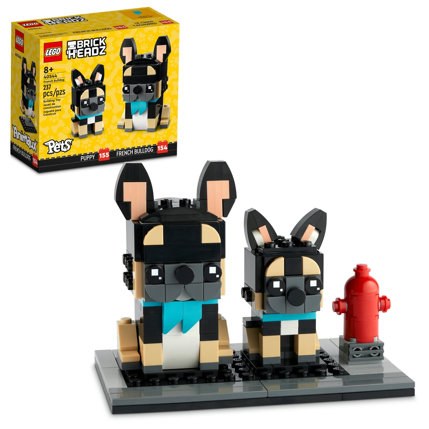 LEGO Brickheadz French Bulldog and Puppy 40544 (237pcs) 