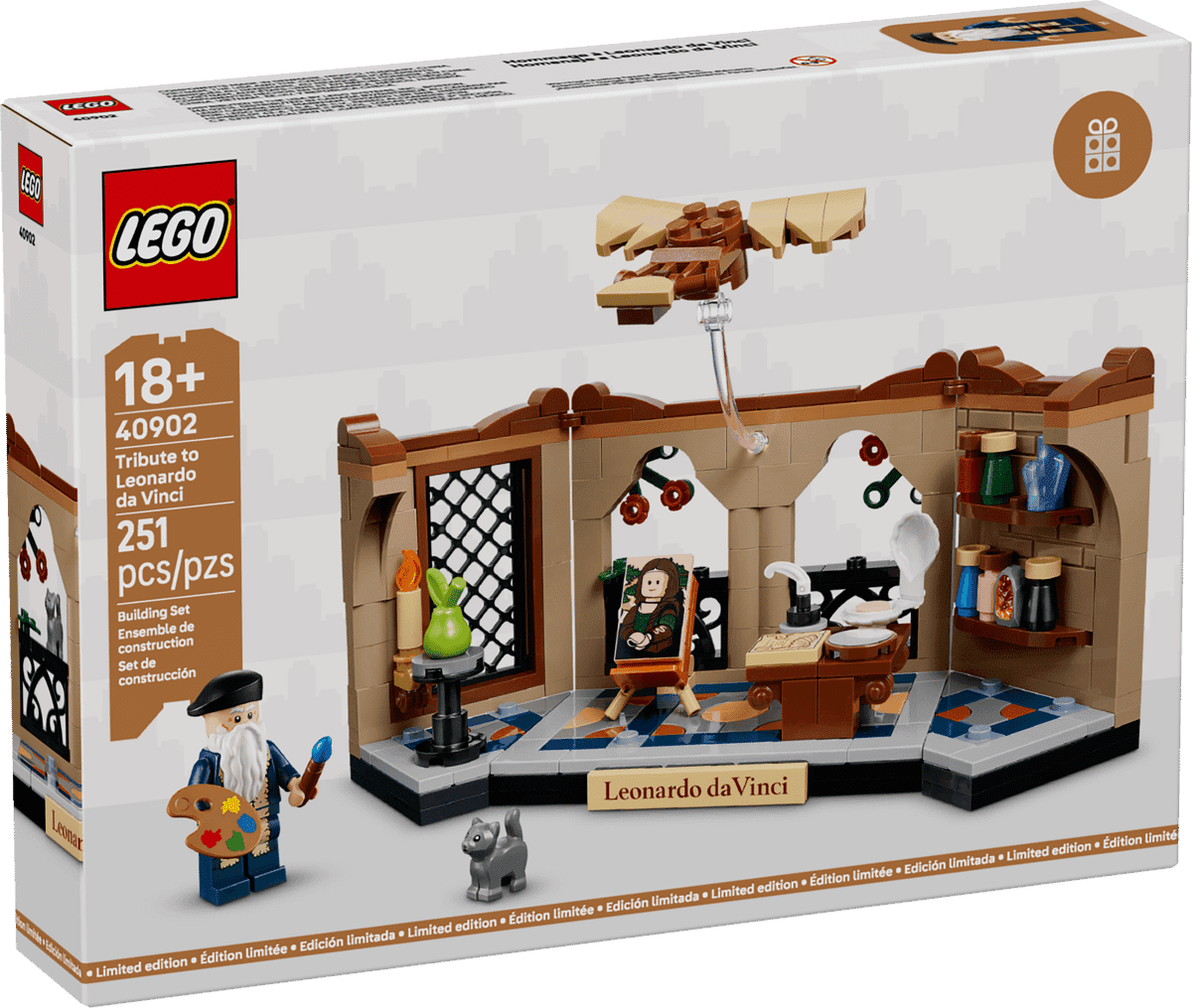LEGO Tribute to Leonardo da Vinci 251pcs 40902 deal from Walmart