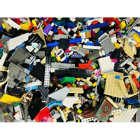 LEGO Bricks Blocks Parts Interlocking Block Building Sets Black 1 lbs