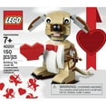 thumbnail image 1 of LEGO Bricks & More Valentines Cupid Dog 40201 Building Kit, 1 of 11