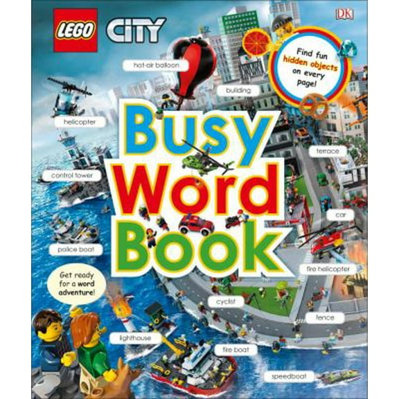 Pre-Owned Lego City: Busy Word Book (Hardcover) 1465466274 9781465466273