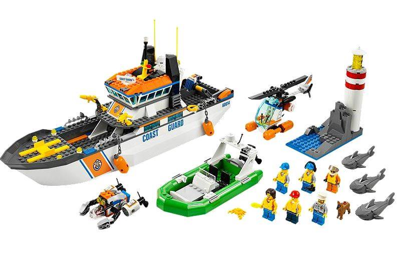 LEGO® CITY® Coast Guard Patrol with Helicopter and Minifigures | 60014 - image 1 of 2