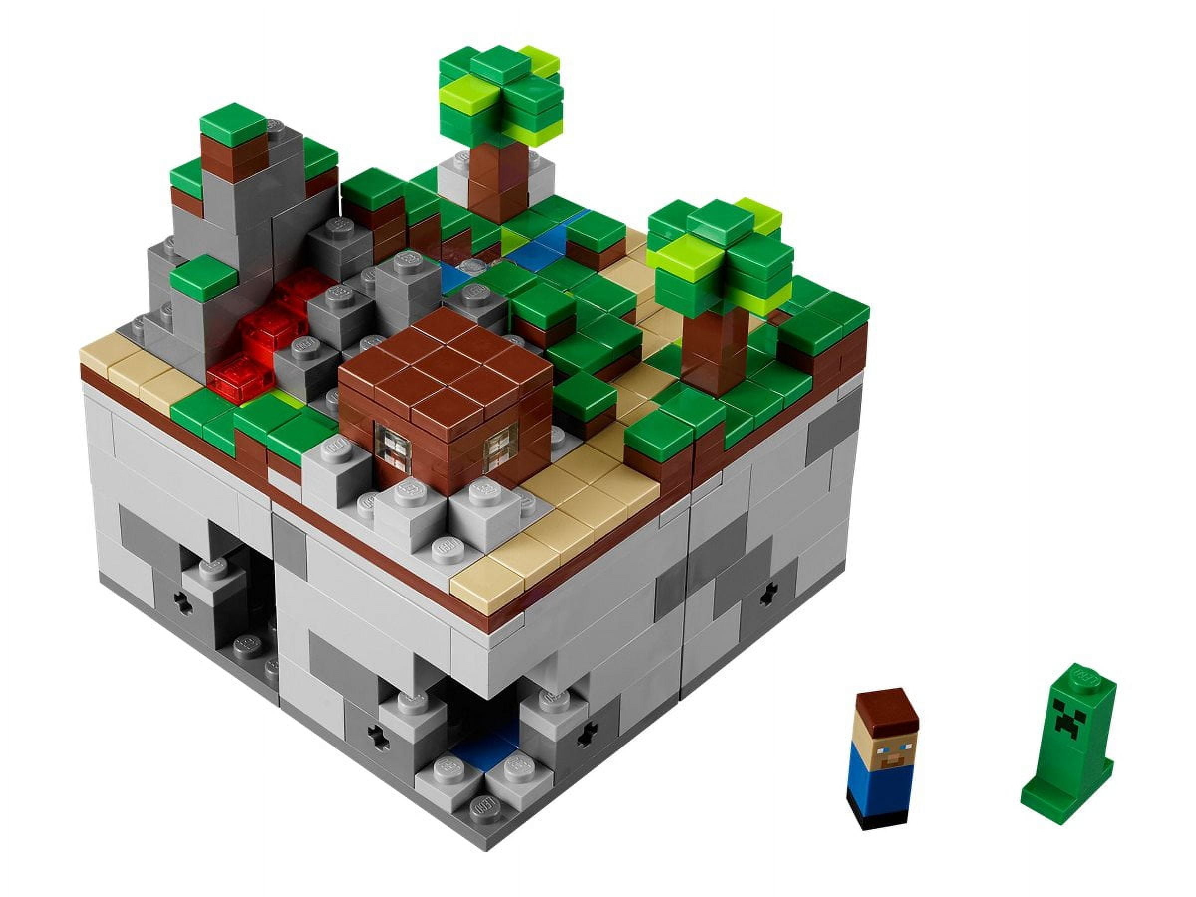 LEGO CUUSOO Minecraft Micro World: The First Night 21102 Steve Creeper Build Toy