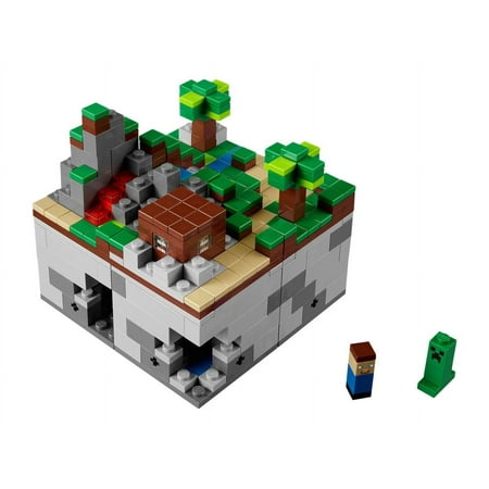 LEGO CUUSOO Minecraft Micro World: The First Night 21102 Steve Creeper Build Toy