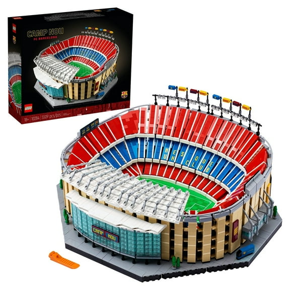 LEGO Camp Nou  FC Barcelona 10284 Building Kit; Build a Displayable Model Version of the Iconic Soccer Stadium (5,509 Pieces)