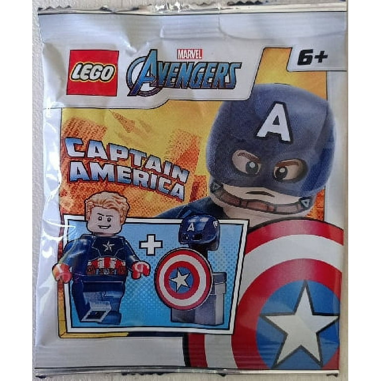 LEGO Captain America Minifigure in Foil Bag
