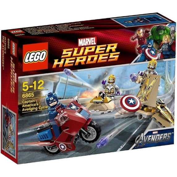 lego marvel super heroes captain america avenging cycle play set