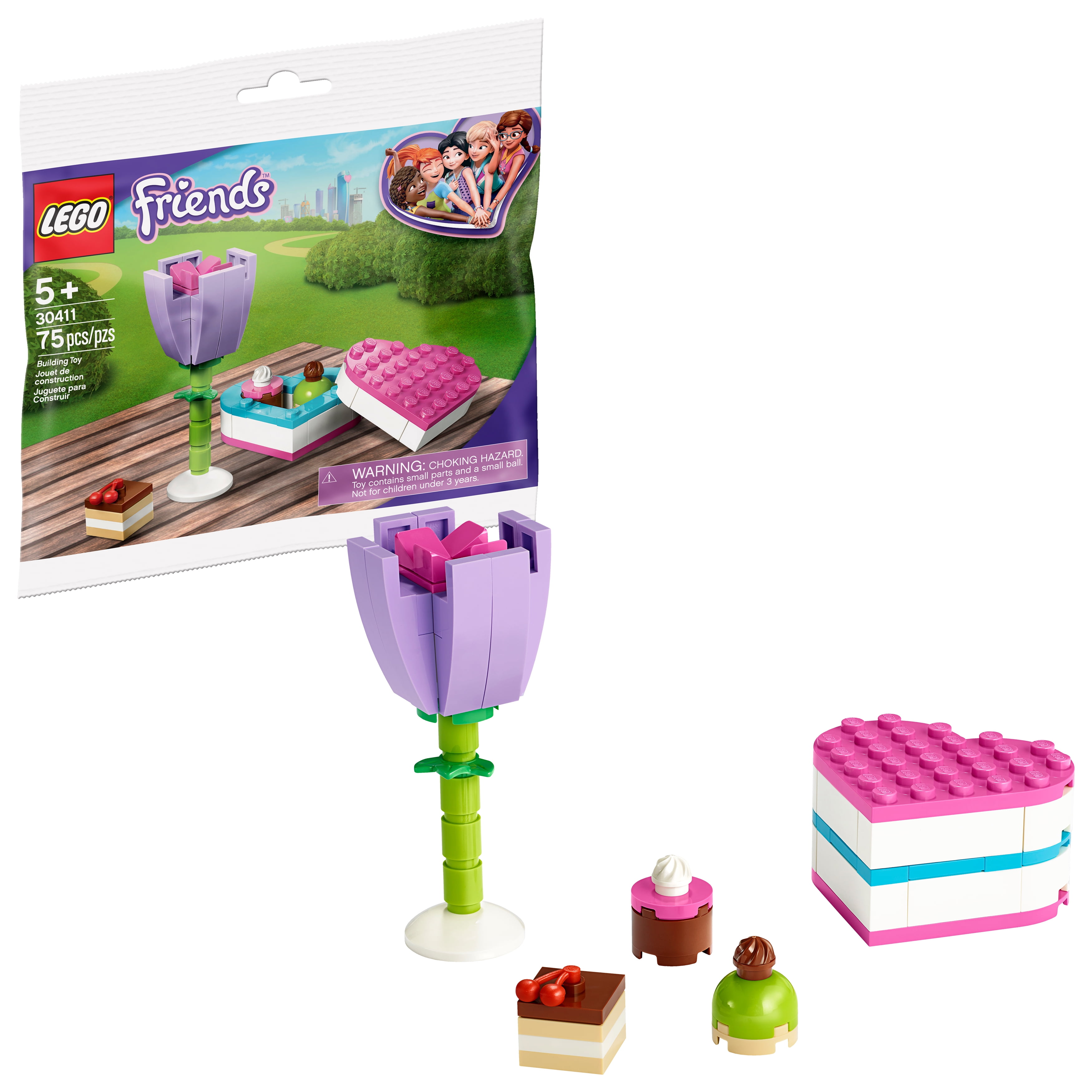 LEGO Chocolate Box & Flower 30411 Building (75 Pieces) - Walmart.com