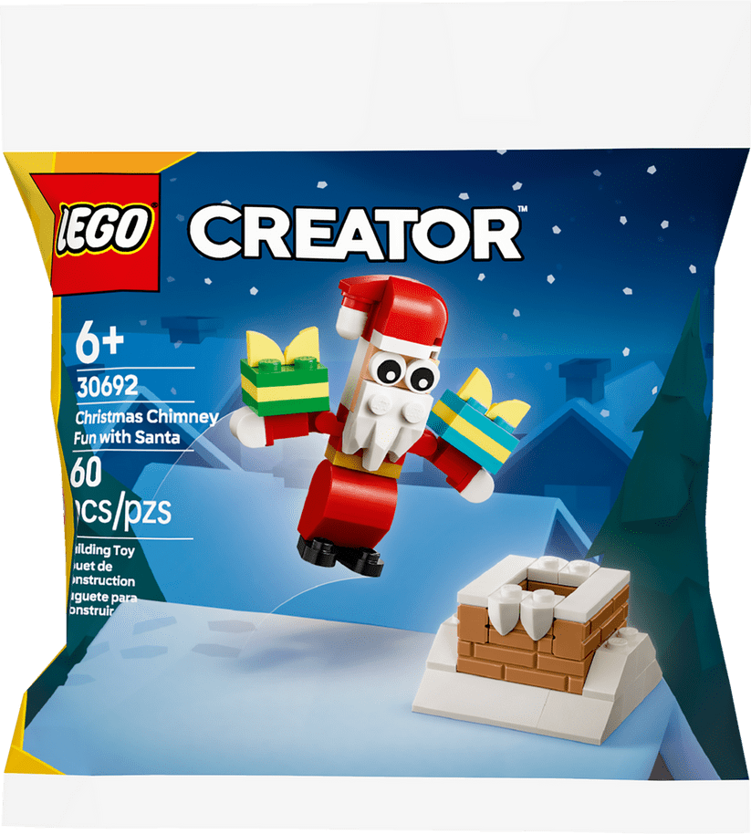 LEGO Christmas Chimney Fun with Santa 30692 - Walmart.com
