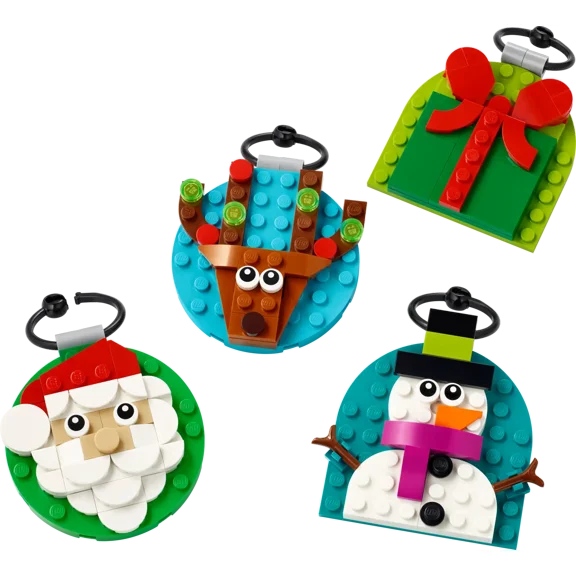 LEGO Christmas Ornament Selection 40744 Interlocking Block Building Sets