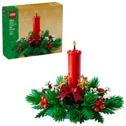 LEGO Christmas Table Decoration Building Toy for Kids - Brick-Built Holiday Centerpiece & Festive Room Decor - Christmas Craft for Girls & Boys, Ages 12+ Gift Idea for Families - 40743