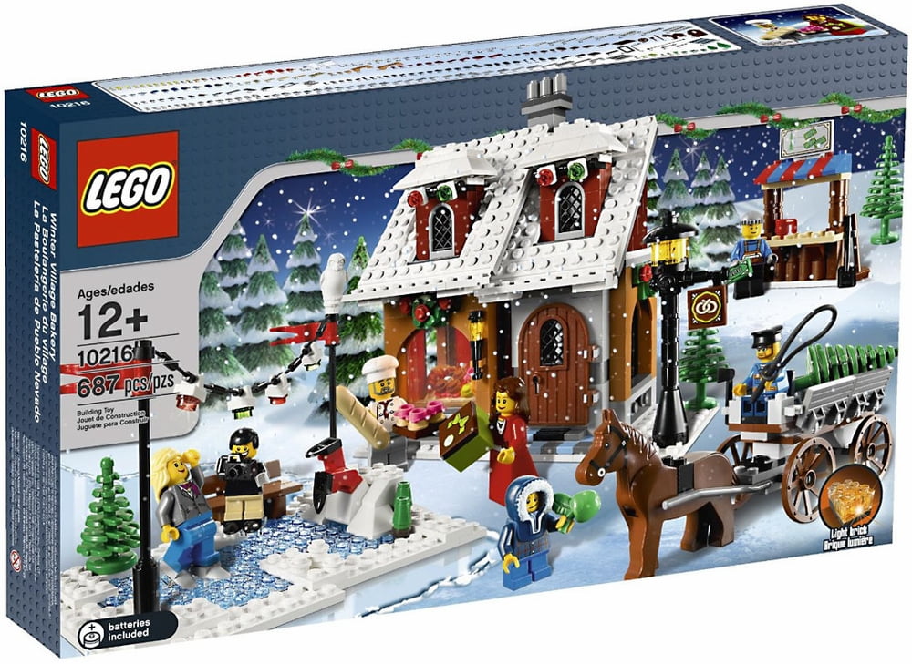 Opdater Så mange nyhed LEGO Christmas Winter Village Winter Village Bakery Exclusive Set #10216 -  Walmart.com