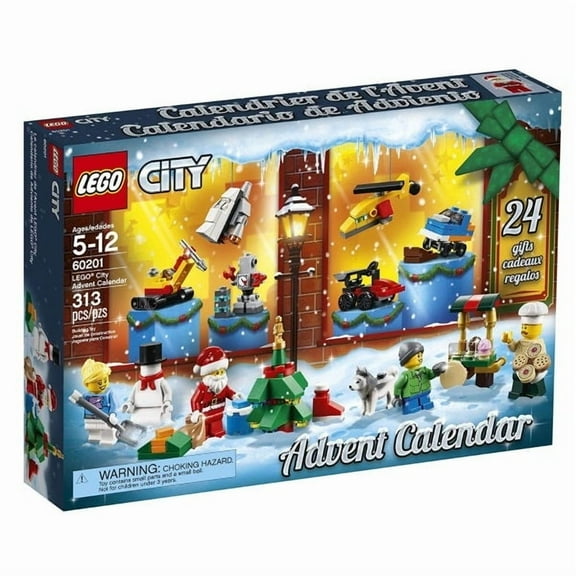 LEGO City: Advent Calendar (2018 Edition) - 313 Piece Building Kit [LEGO, #60201, Ages 5-12]