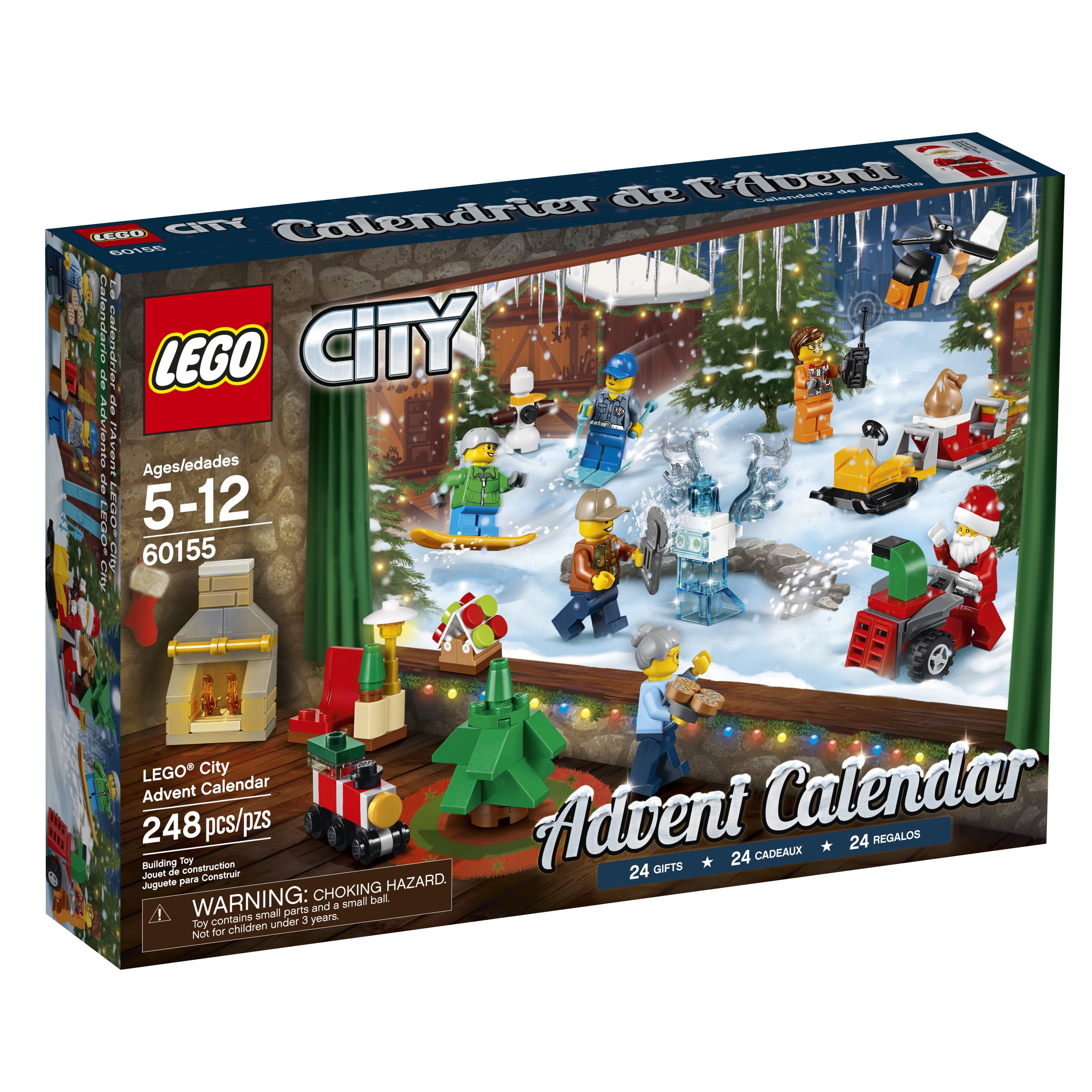 leje petroleum udlejeren LEGO City Advent Calendar 60155 Building Set (313 Pieces) - Walmart.com