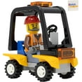 thumbnail image 1 of LEGO City: Airport Construction Worker Minifigure with Service Car, 1 of 5
