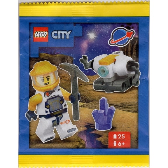 LEGO City Astronaut with Robot Minifigure