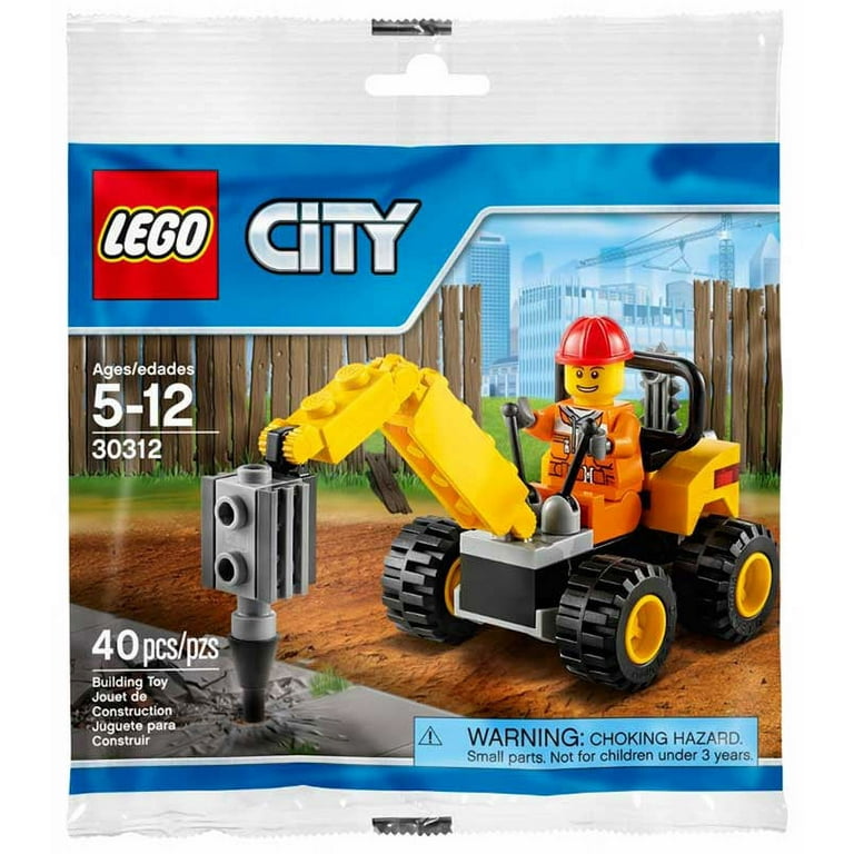 LEGO City Demolition Driller 40 Piece Building Set 30312