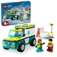 thumbnail image 1 of LEGO City Emergency Ambulance and Snowboarder Toy Vehicle Playset for Kids, Boarder and Paramedic Minifigures, Imaginative Pretend Play Winter Toy for Boys and Girls Ages 4 and Up, 60403, 1 of 8