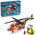 thumbnail image 1 of LEGO City Coast Guard Helicopter Building Toy for Kids - Pretend Play Emergency Response Set for Boys & Girls, Ages 7+ - Includes 4 Minifigures, Shark, & Rescue Pod - Gift Idea for Birthdays - 60503, 1 of 8