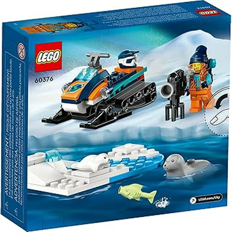 LEGO City Arctic Explorer Snowmobile 60376, Fun Ride Vehicle Toy