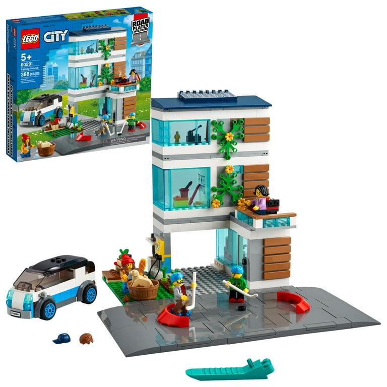 LEGO City Family House 60291 Building Toy for Kids (388 - Walmart.com