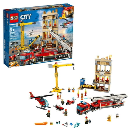 LEGO City Downtown Fire Brigade 60216 Building Kit (943 Pieces)